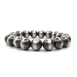 Navajo Pearl Stretch Bracelet  - 10mm