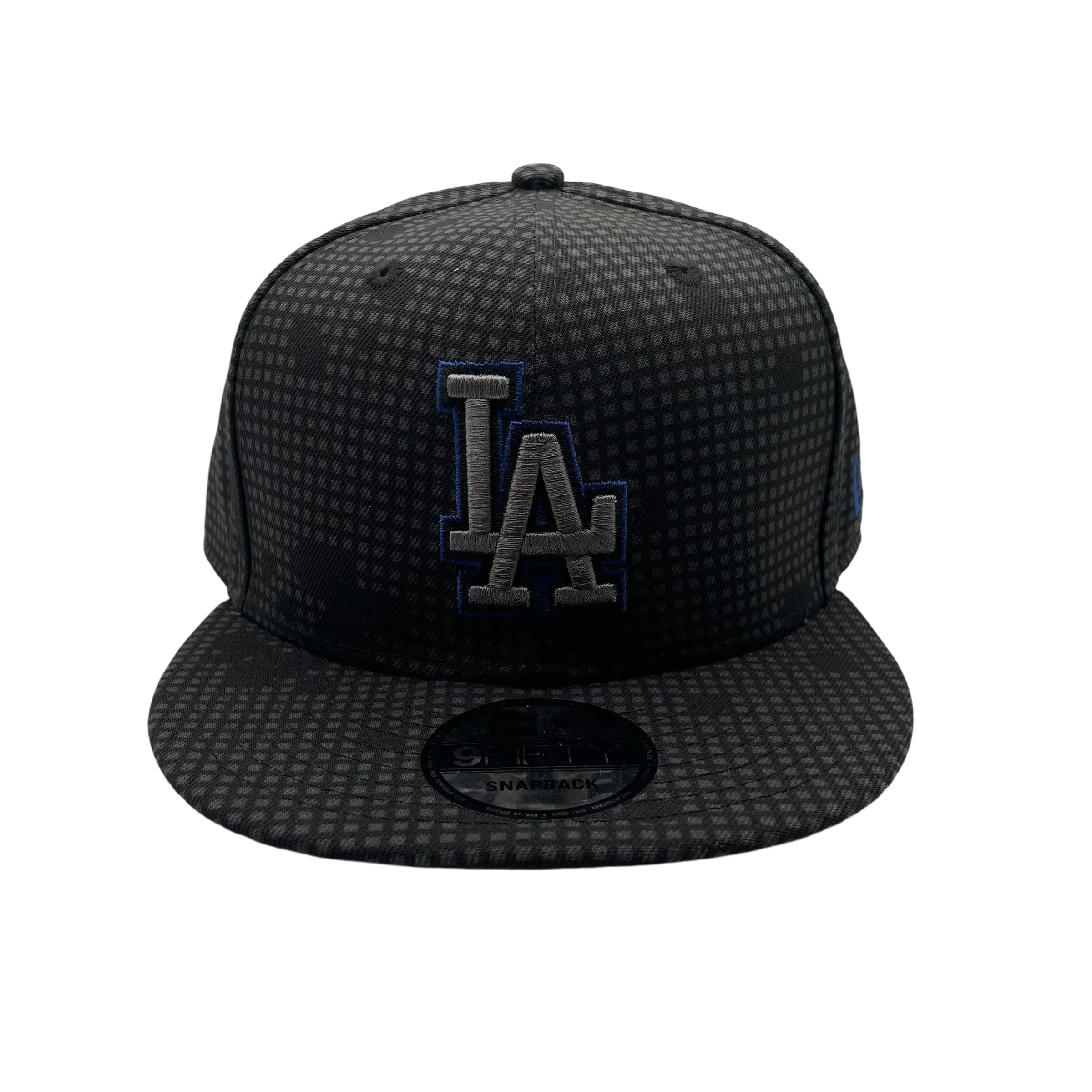 New Era Los Angeles Dodgers Black Midnight Ink Pop Outline 9FIFTY Snapback Hat