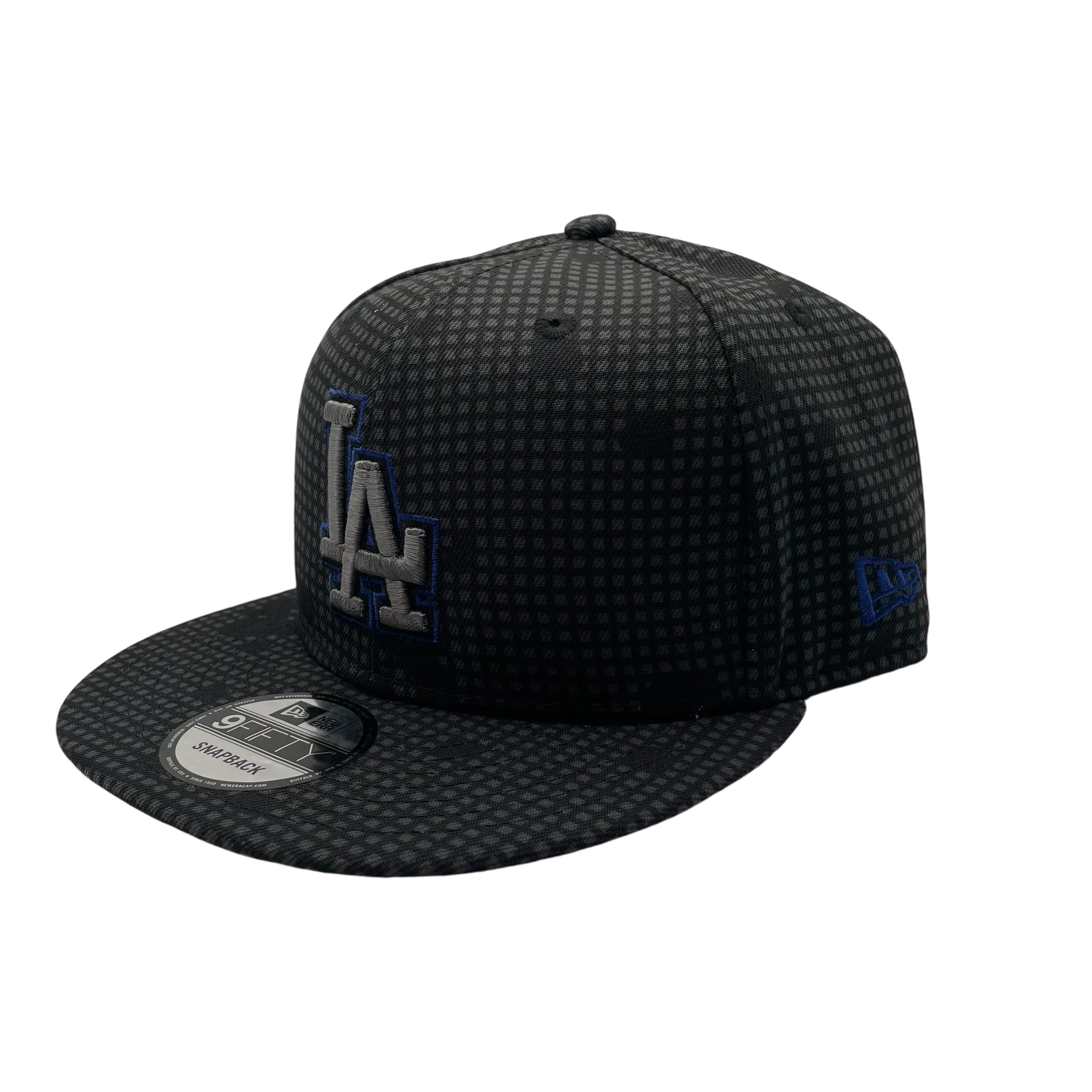 New Era Los Angeles Dodgers Black Midnight Ink Pop Outline 9FIFTY Snapback Hat