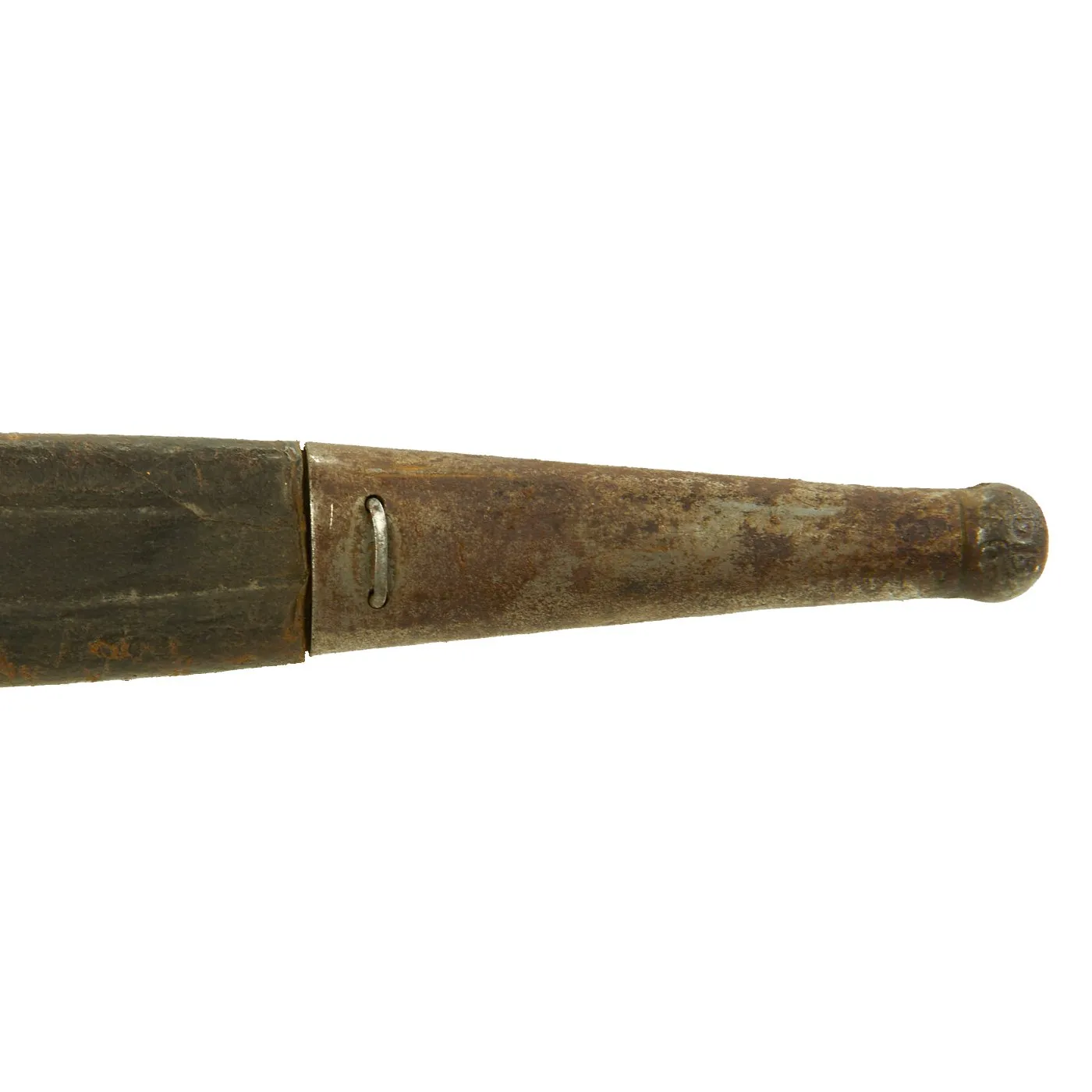 Original Danish Krag–Jørgensen M1915 T-Back Bayonet for Gevær M/89 Rifle with Scabbard - dated 1919