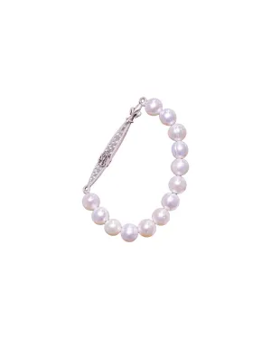 Pearls With Pointu Pendant Bracelet