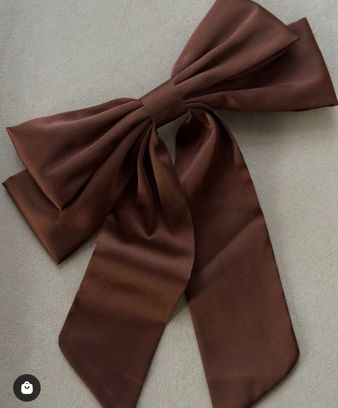 Pico Copenhagen - Isabella Bow Barette - Cognac