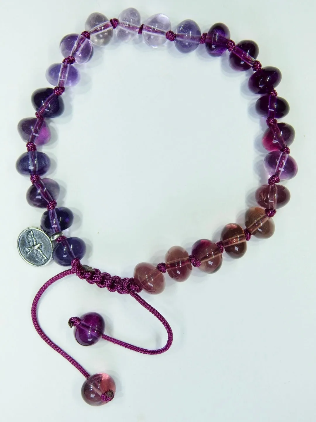 Purple Fluorite Bracelet