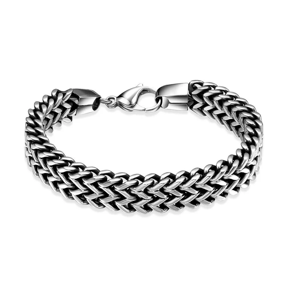 Rectangle Angle Stainless Steel Bracelet