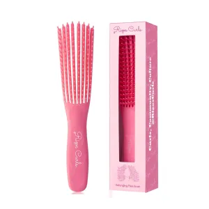 Rizos Curls Pink Detangling Flexi Brush