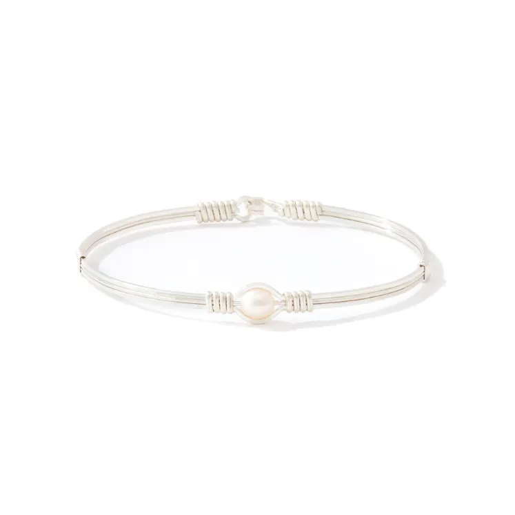 Ronaldo Pearl of My Heart Bracelet Silver