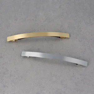 Satin Finish Narrow Bar Barrette