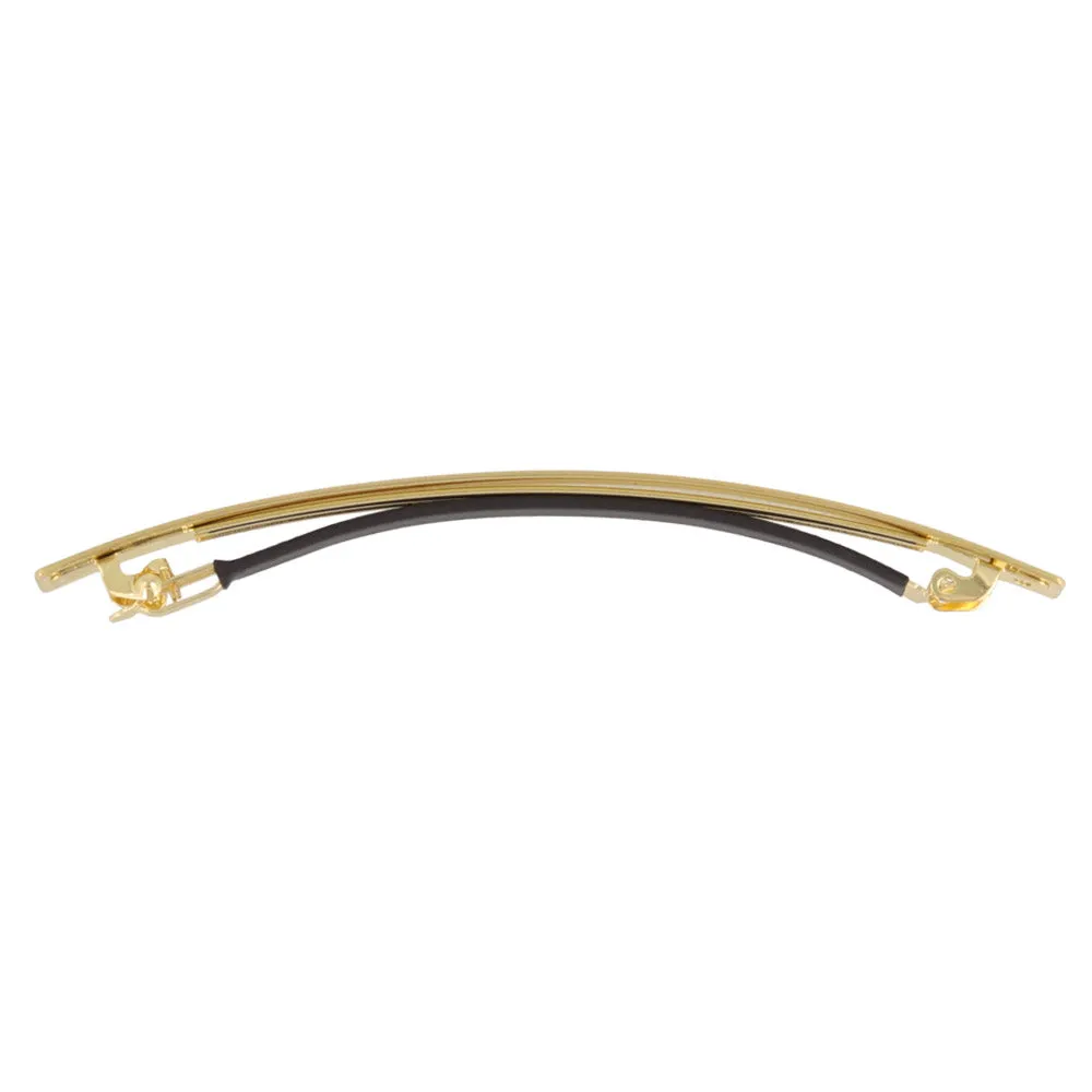 Satin Finish Narrow Bar Barrette