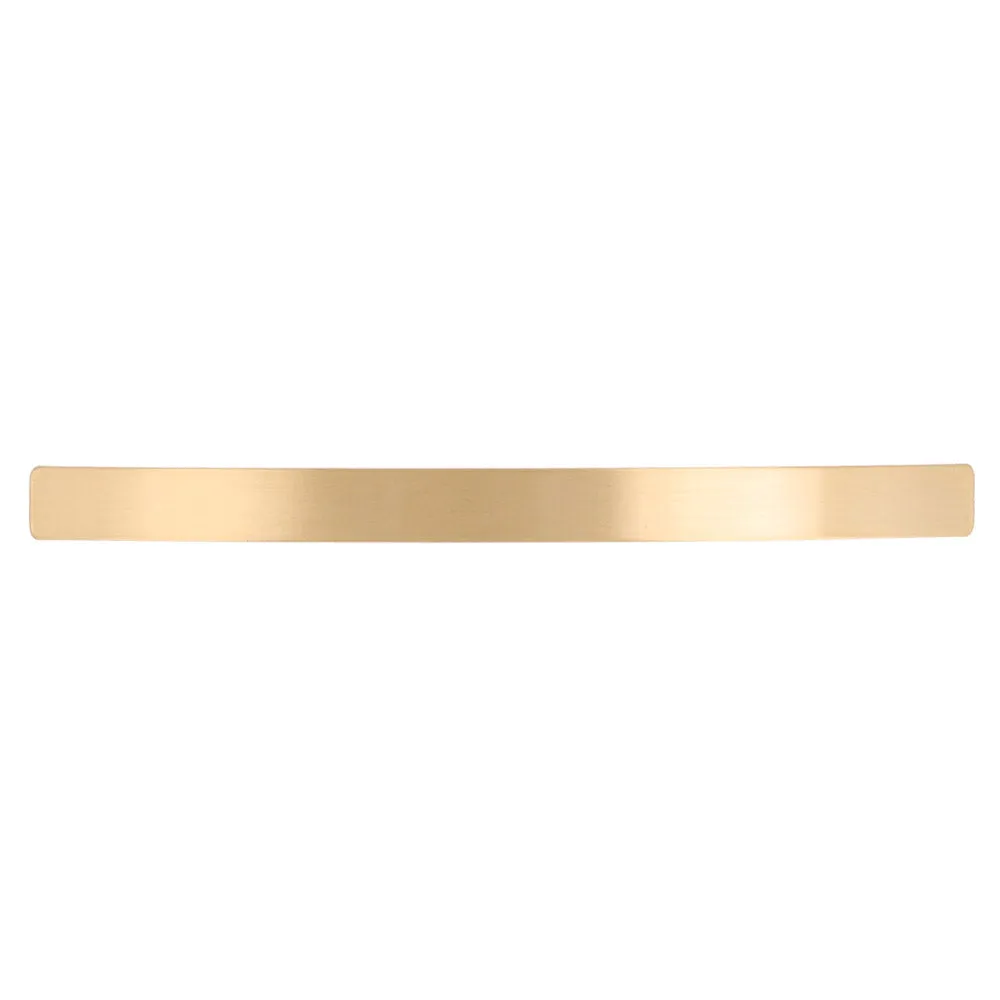 Satin Finish Narrow Bar Barrette