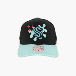 Seattle Kraken Groove Drip Pro Crown Snapback