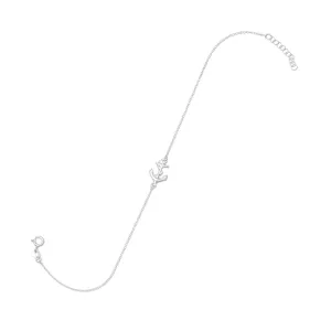 Sideways Anchor Anklet