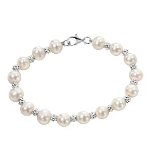 Silver and Pearl bracelet