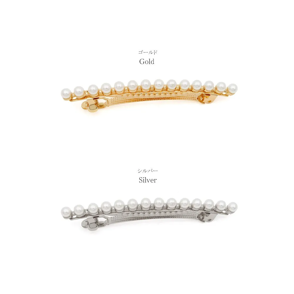 Slim Pearl Barrette