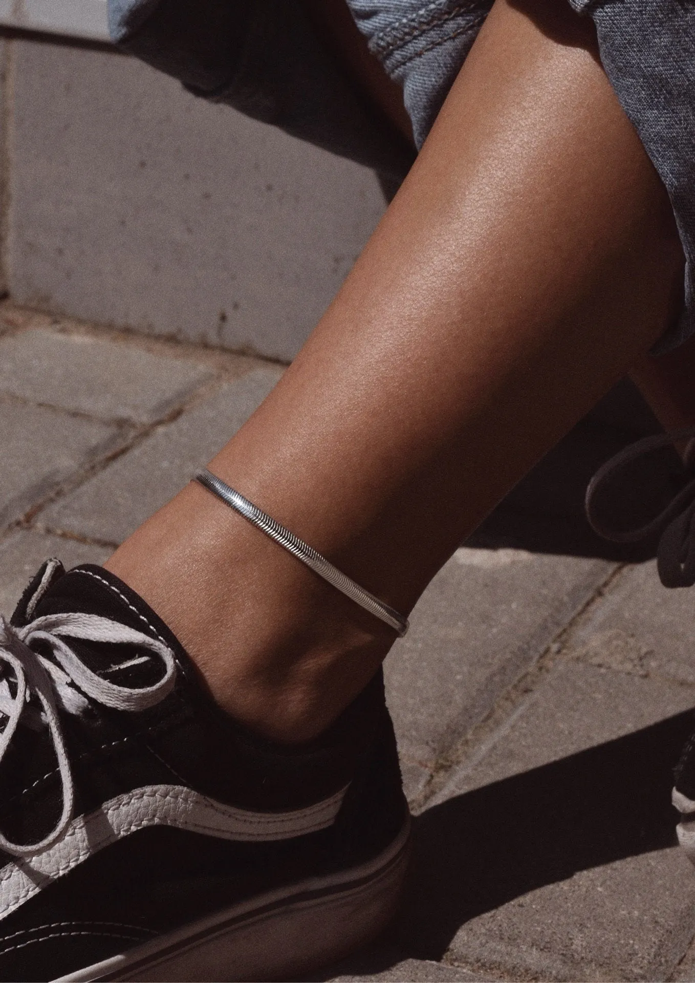 Snake Anklet Silver