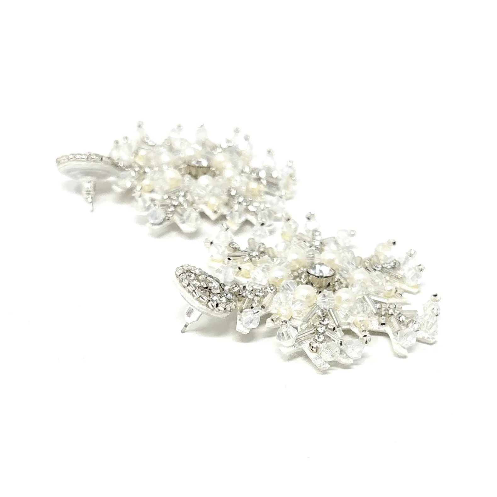 Snowflake Jeweled Earrings