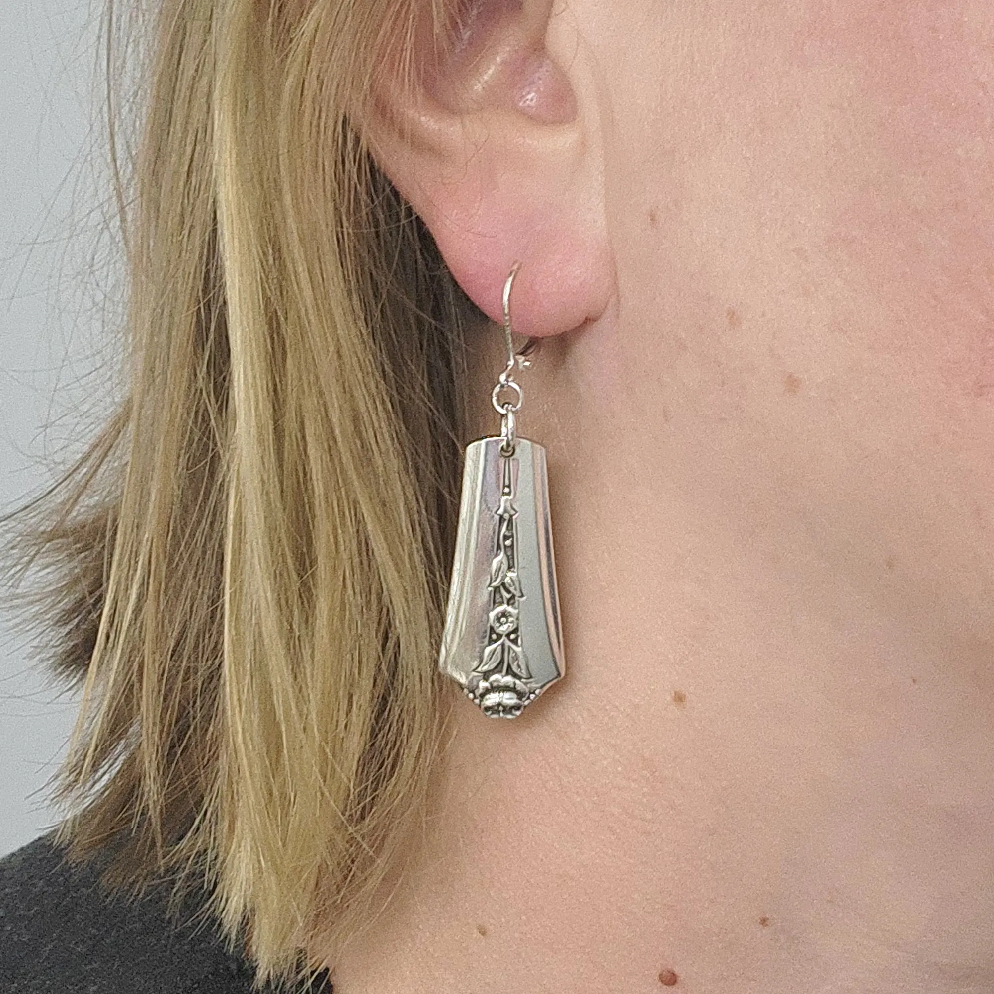 Spring Garden Spoon Drop Earrings