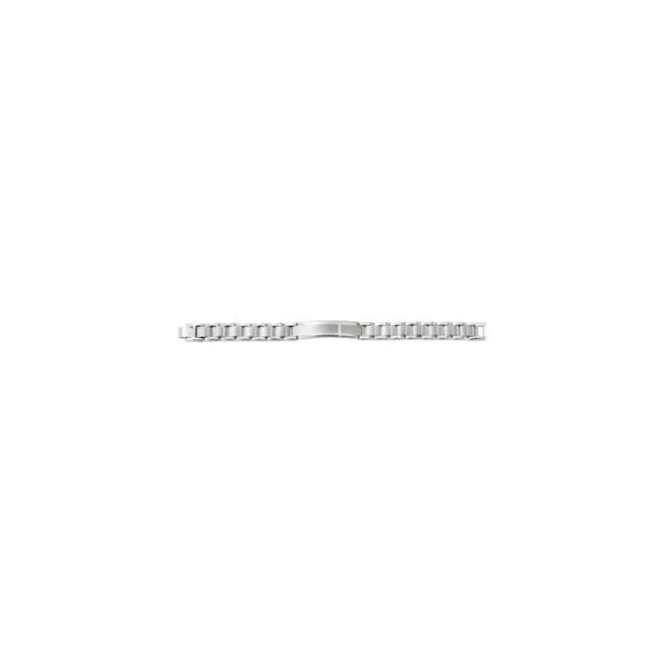 Stainless Steel 11.7 mm Identification 8" Bracelet