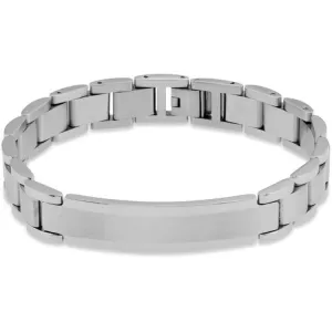 Stainless Steel 11.7 mm Identification 8" Bracelet