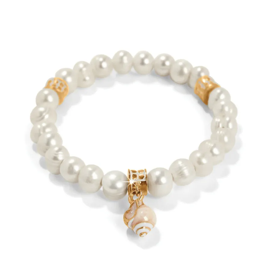 Sunset Cove Poli Pearl Stretch Bracelet