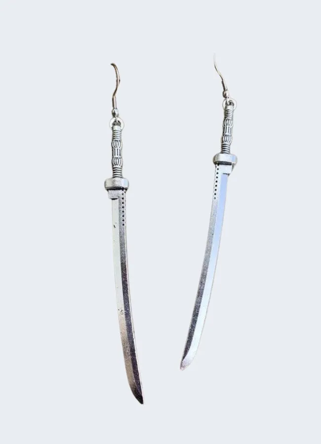 Sword Earrings