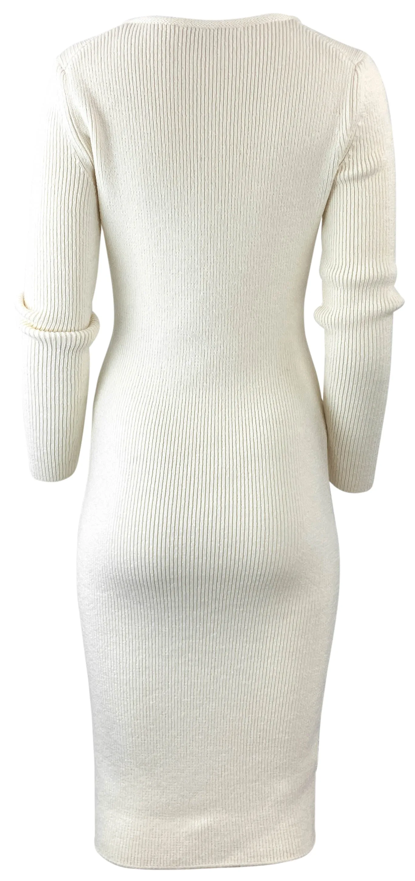 Tom Ford Square Neck Dress in Cream