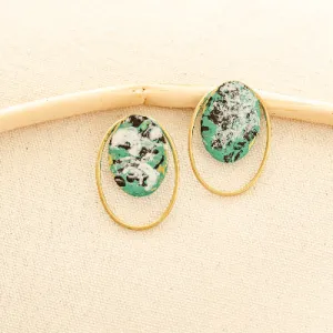 Turquoise Confetti Earring