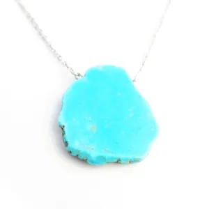 Turquoise Slab Necklace