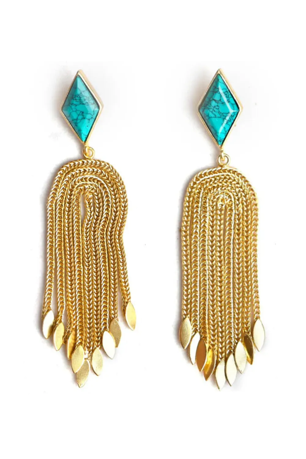 Turquoise Tales Earrings