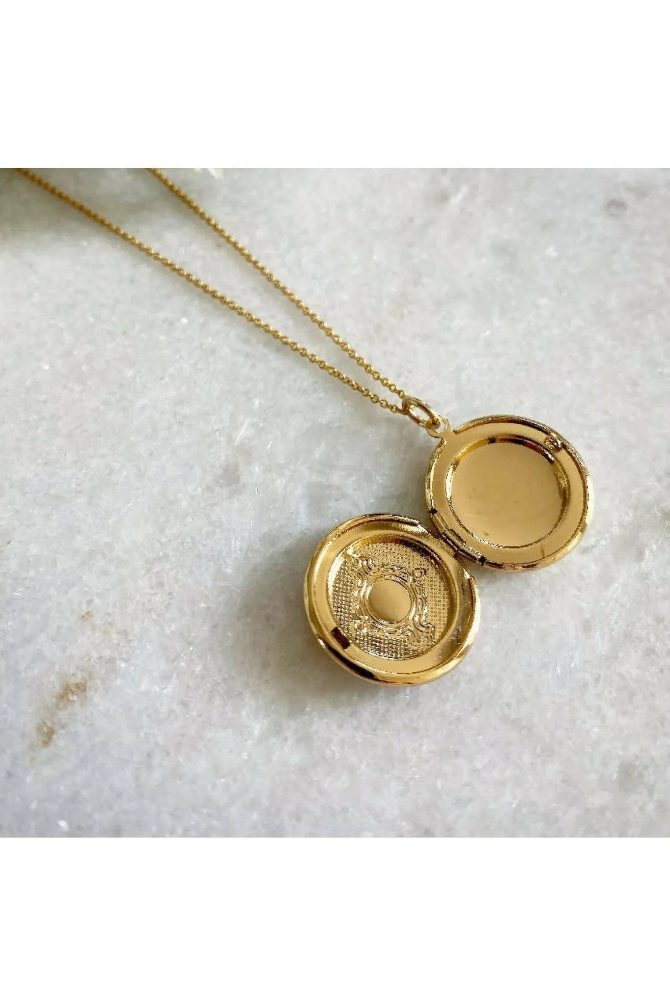 Wisteria London Martha Gold Filigree Locket