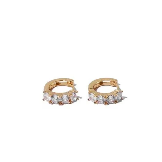 Zircon Hoop Earring